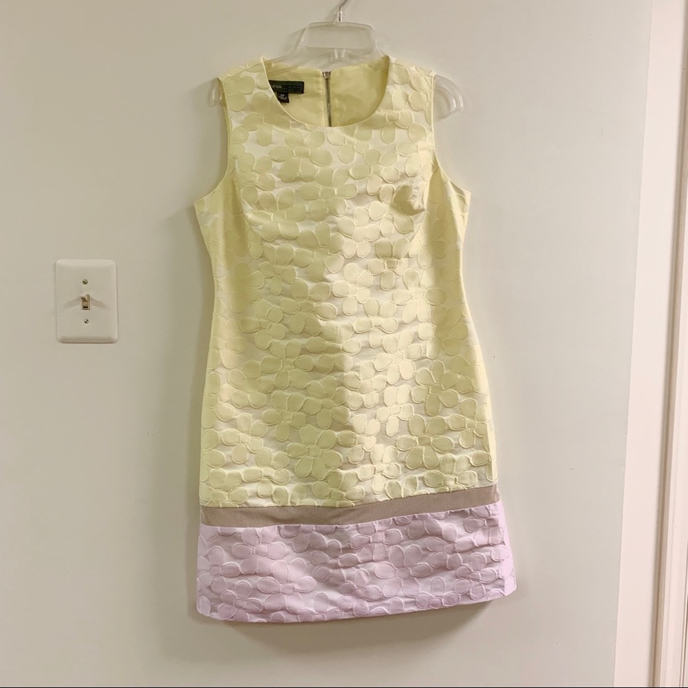Donna Ricco | Yellow Daisy Dress Size 6P